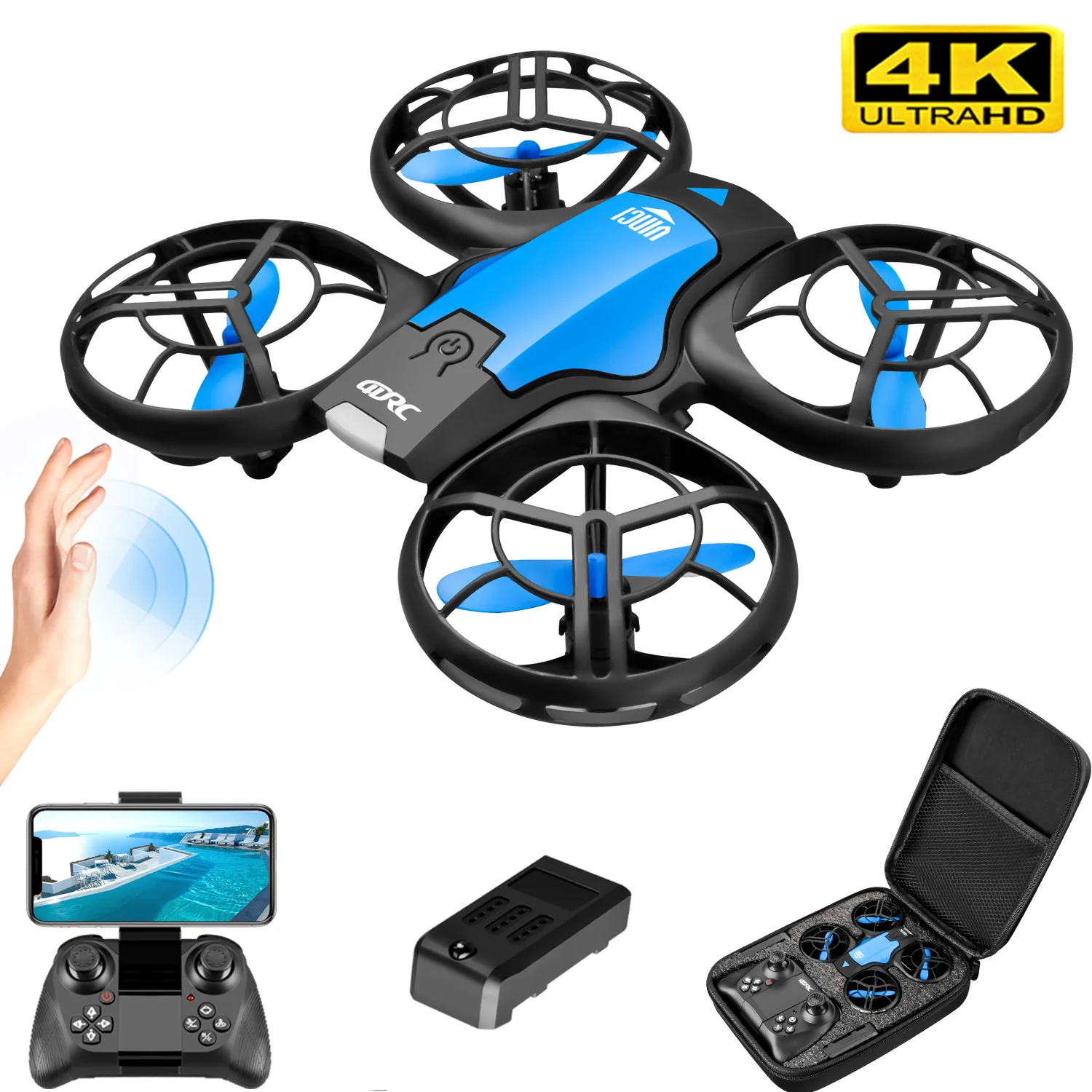 Drone Camera Hd - V8 Nowy Mini Dron 4K Profesjonalny