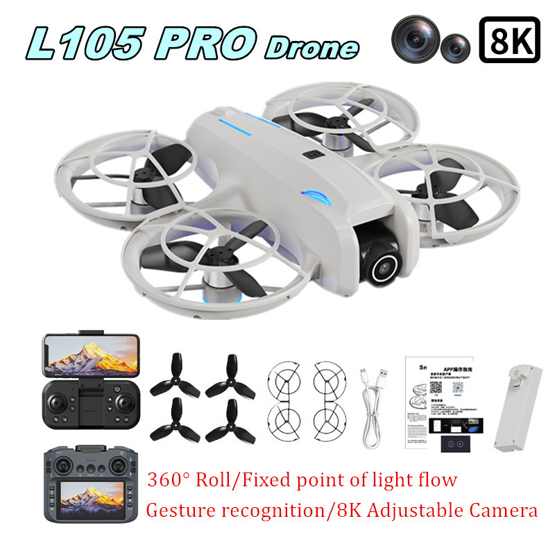 Dron L105 PRO Duel z obiektywe – Drone Camera Hd recenzja i cena
